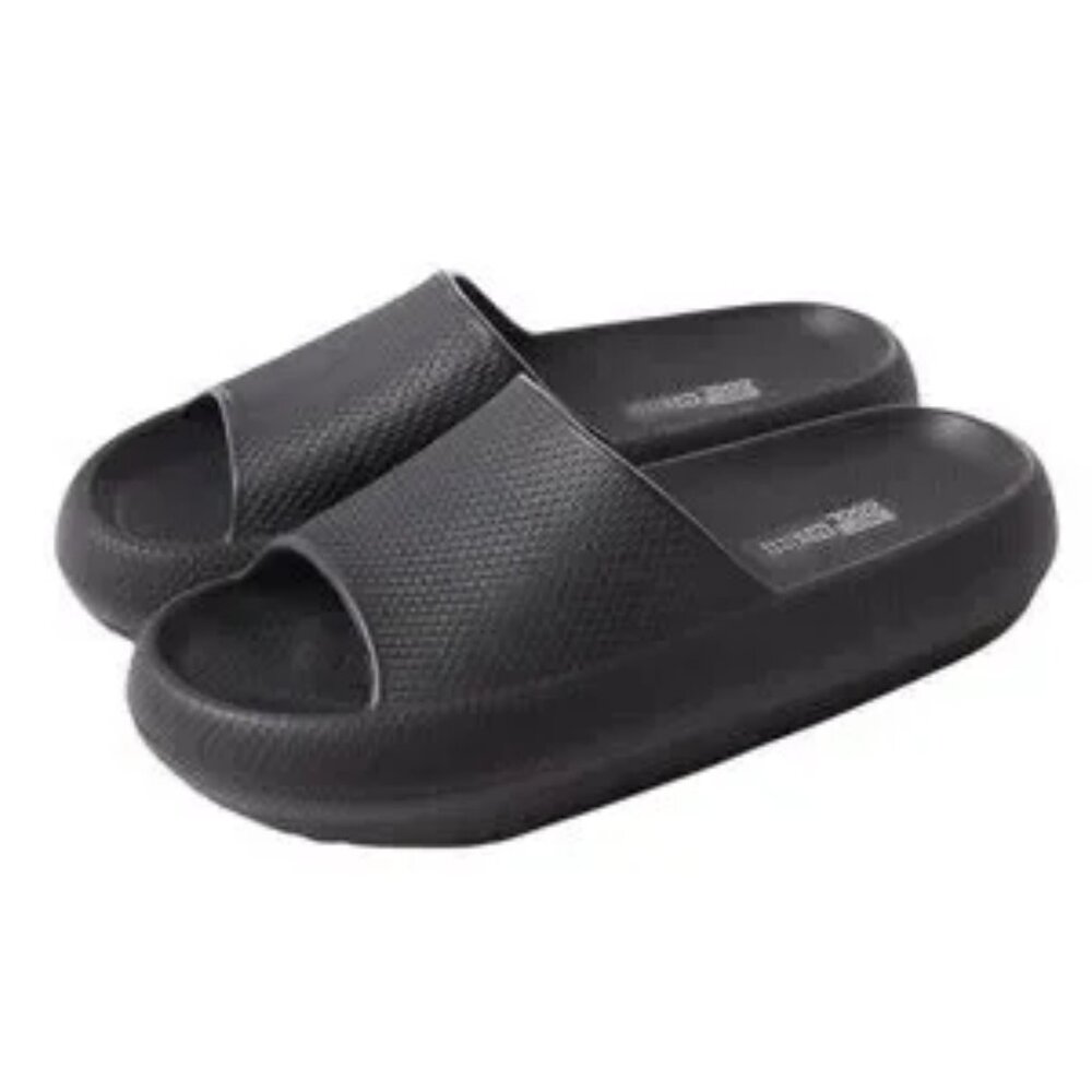 32 Degrees Cool Black Cloud Slides Slip On Sandals Slides Unisex  W 9-10 M 7-8